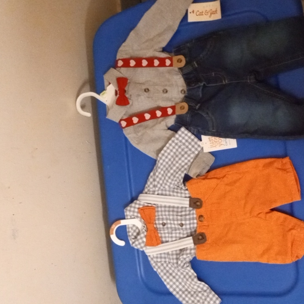 NWT BABY BOY 3-Piece DRESS ME UP GENTLEMAN OUTFITS!